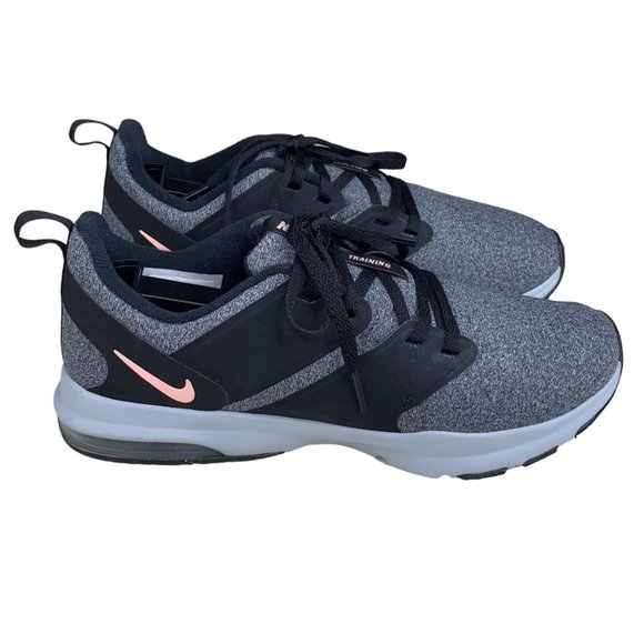 Nike Shoes - Nike Womens Gray Black Air Bella TR 924338 010 Lace Up Athletic Shoes Size US 7